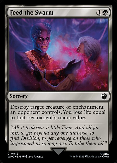 Magic the Gathering Card - Feed the Swarm - MTG Circle