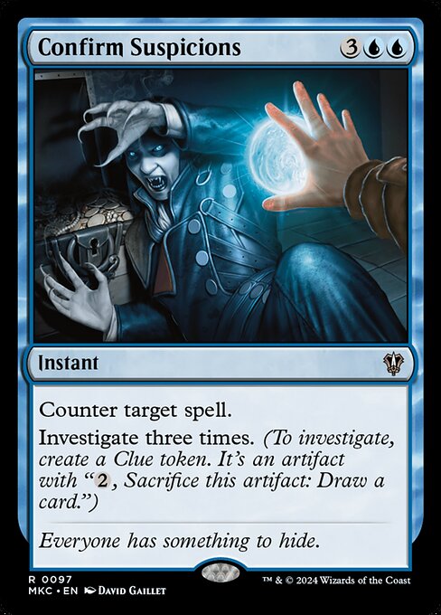 Magic the Gathering Card - Confirm Suspicions - MTG Circle