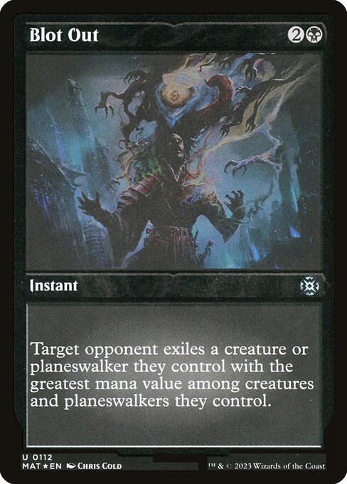 Magic the Gathering Card - Blot Out - MTG Circle