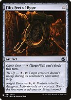 Magic the Gathering Card - Fifty Feet of Rope - MTG Circle