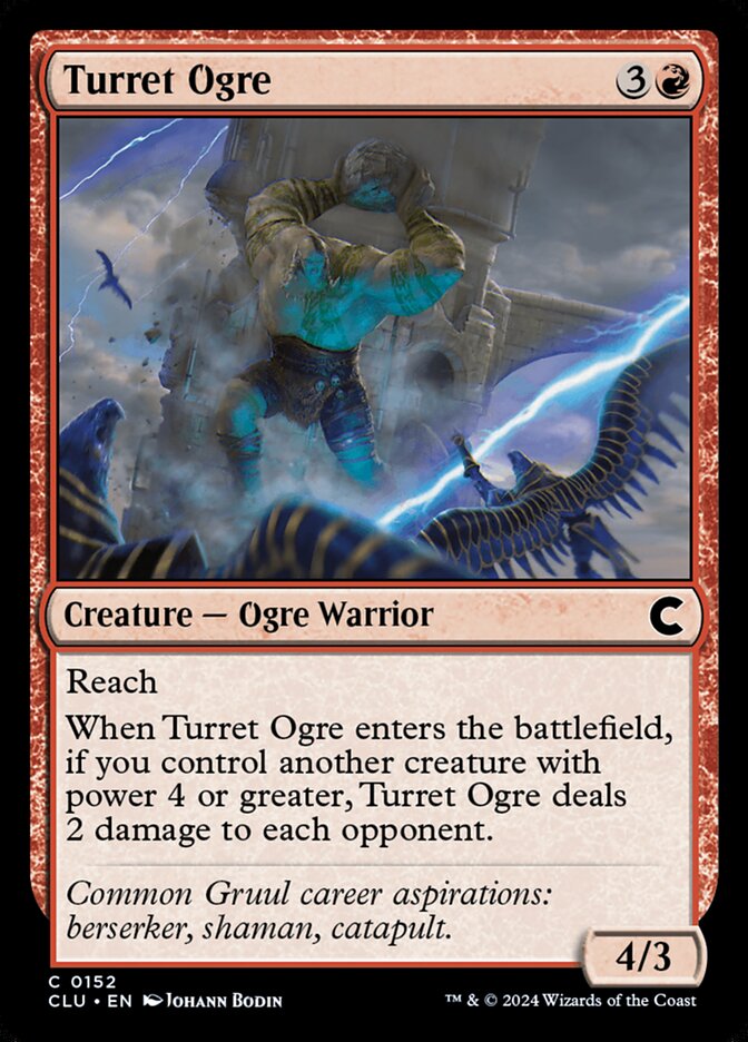 Magic the Gathering Card - Turret Ogre - MTG Circle
