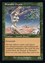 Magic the Gathering Card - Shanodin Dryads - MTG Circle