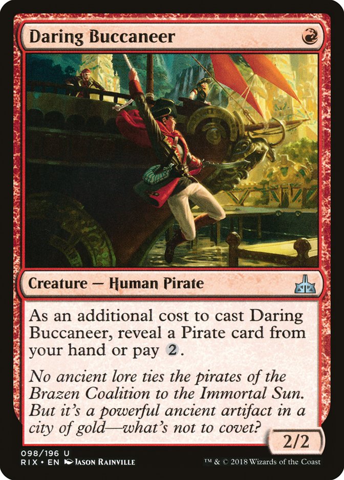 Magic the Gathering Card - Daring Buccaneer - MTG Circle