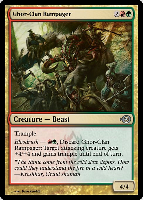 Magic the Gathering Card - Ghor-Clan Rampager - MTG Circle