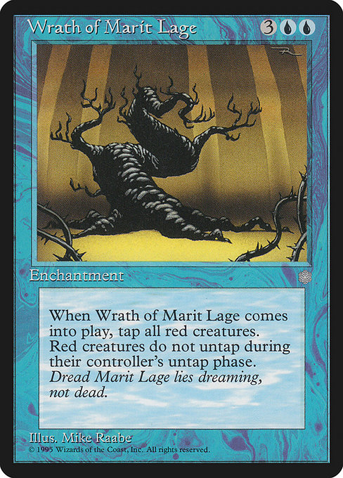 Magic the Gathering Card - Wrath of Marit Lage - MTG Circle