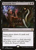 Magic the Gathering Card - Damnable Pact - MTG Circle