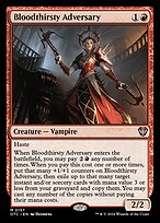 Magic the Gathering Card - Bloodthirsty Adversary - MTG Circle