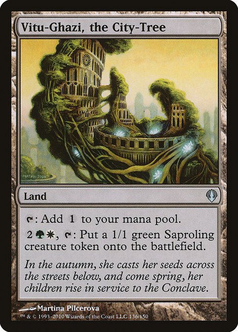 Magic the Gathering Card - Vitu-Ghazi, the City-Tree - MTG Circle