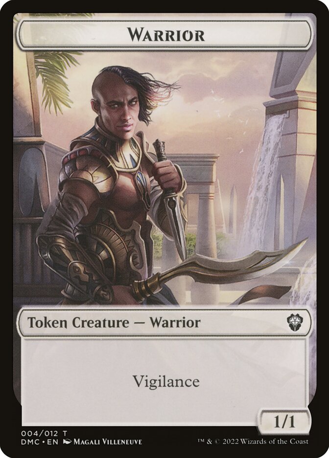 Magic the Gathering Card - Warrior - MTG Circle