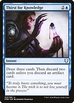 Magic the Gathering Card - Thirst for Knowledge - MTG Circle