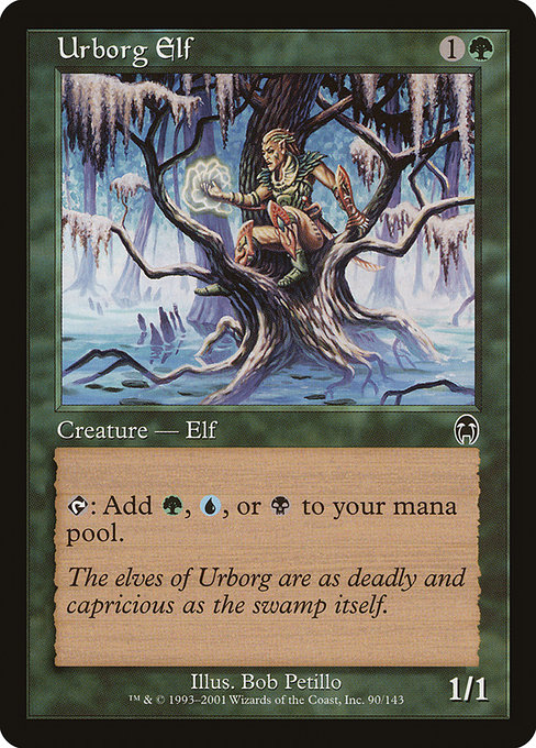 Magic the Gathering Card - Urborg Elf - MTG Circle