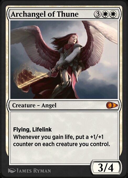 Magic the Gathering Card - Archangel of Thune - MTG Circle