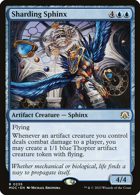 Magic the Gathering Card - Sharding Sphinx - MTG Circle