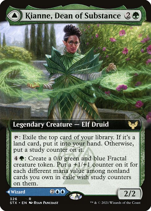 Magic the Gathering Card - Kianne, Dean of Substance - MTG Circle