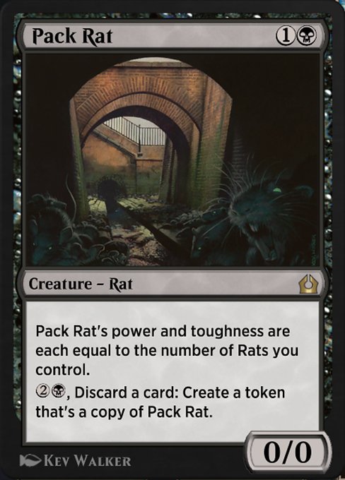 Magic the Gathering Card - Pack Rat - MTG Circle