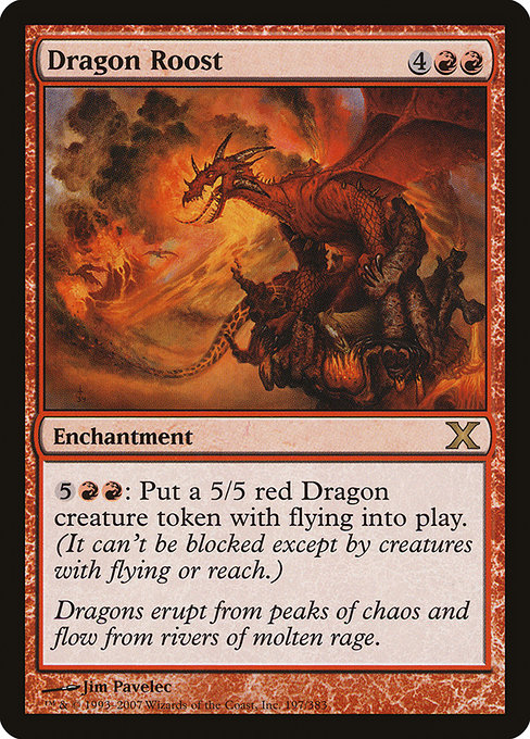 Magic the Gathering Card - Dragon Roost - MTG Circle