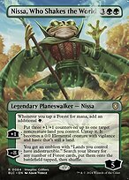 Magic the Gathering Card - Nissa, Who Shakes the World - MTG Circle