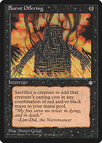 Magic the Gathering Card - Burnt Offering - MTG Circle