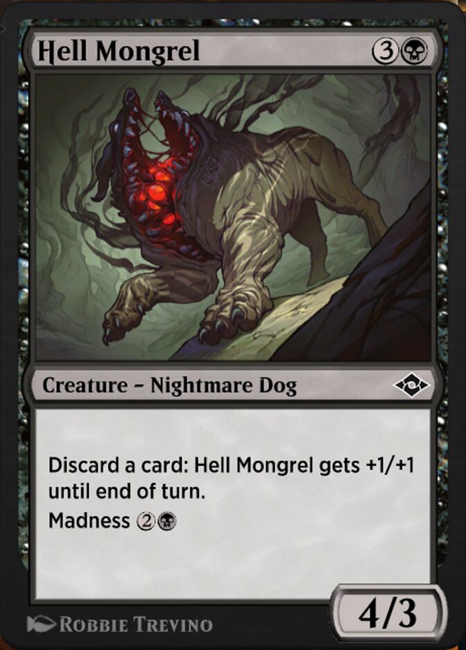 Magic the Gathering Card - Hell Mongrel - MTG Circle