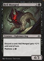 Magic the Gathering Card - Hell Mongrel - MTG Circle