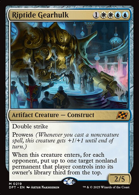 Magic the Gathering Card - Riptide Gearhulk - MTG Circle