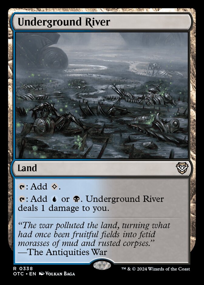 Magic the Gathering Card - Underground River - MTG Circle
