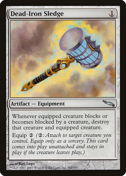 Magic the Gathering Card - Dead-Iron Sledge - MTG Circle