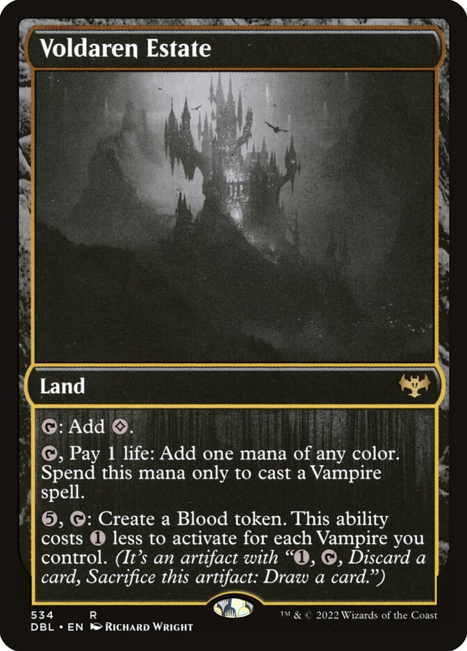 Magic the Gathering Card - Voldaren Estate - MTG Circle