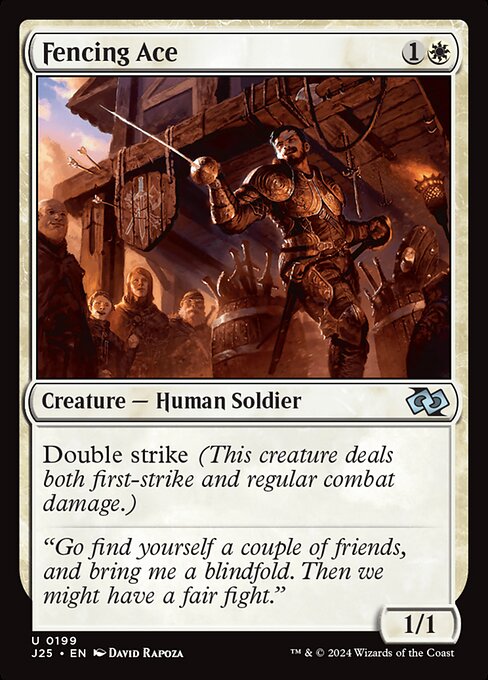 Magic the Gathering Card - Fencing Ace - MTG Circle
