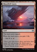 Magic the Gathering Card - Bloodfell Caves - MTG Circle