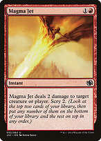 Magic the Gathering Card - Magma Jet - MTG Circle