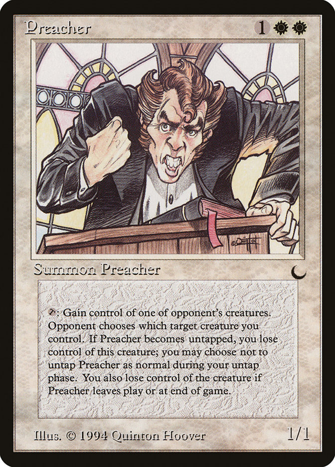 Magic the Gathering Card - Preacher - MTG Circle