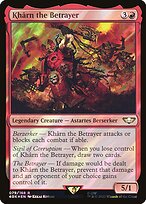 Magic the Gathering Card - Khârn the Betrayer - MTG Circle