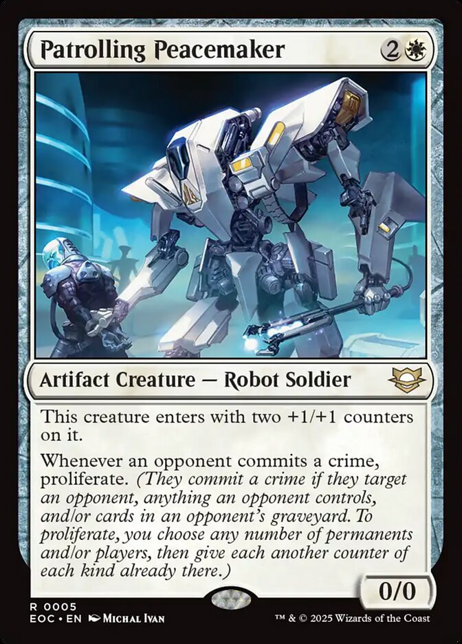 Magic the Gathering Card - Patrolling Peacemaker - MTG Circle