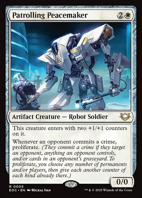 Magic the Gathering Card - Patrolling Peacemaker - MTG Circle