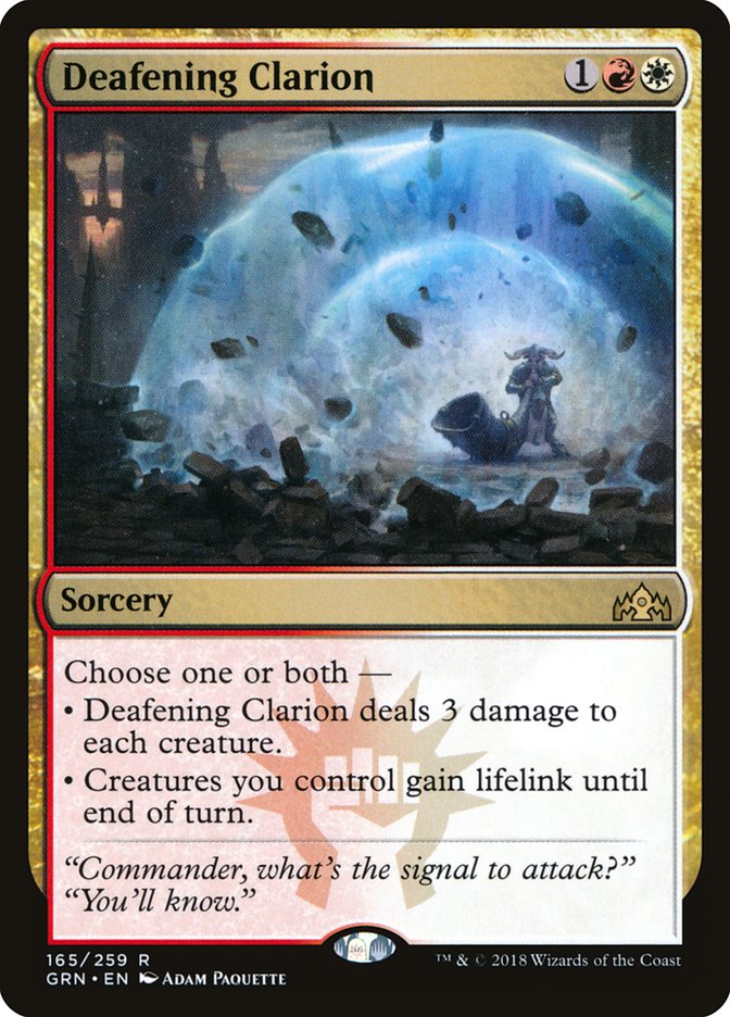 Magic the Gathering Card - Deafening Clarion - MTG Circle