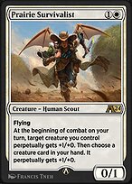 Magic the Gathering Card - Prairie Survivalist - MTG Circle