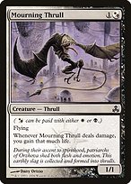 Magic the Gathering Card - Mourning Thrull - MTG Circle