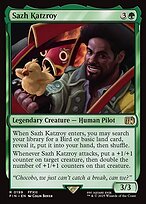 Magic the Gathering Card - Sazh Katzroy - MTG Circle