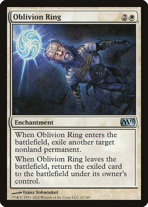Magic the Gathering Card - Oblivion Ring - MTG Circle