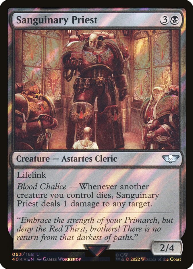 Magic the Gathering Card - Sanguinary Priest - MTG Circle