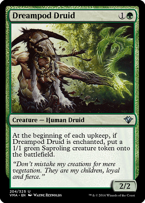 Magic the Gathering Card - Dreampod Druid - MTG Circle