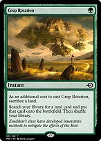 Magic the Gathering Card - Crop Rotation - MTG Circle