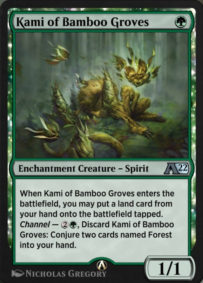 Magic the Gathering Card - Kami of Bamboo Groves - MTG Circle