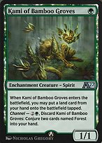 Magic the Gathering Card - Kami of Bamboo Groves - MTG Circle