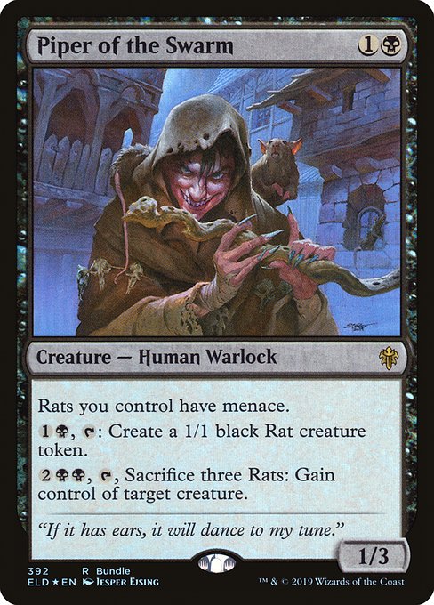 Magic the Gathering Card - Piper of the Swarm - MTG Circle