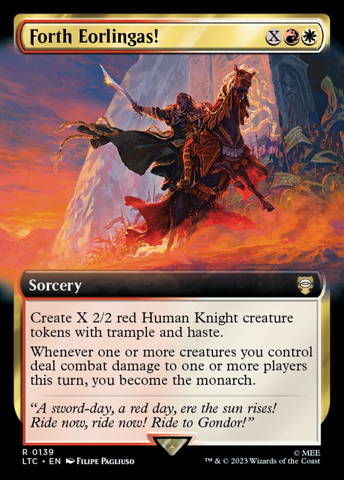 Magic the Gathering Card - Forth Eorlingas! - MTG Circle