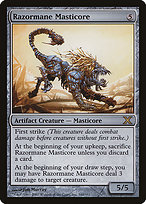 Magic the Gathering Card - Razormane Masticore - MTG Circle