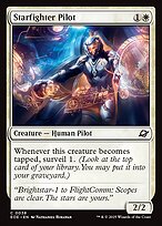Magic the Gathering Card - Starfighter Pilot - MTG Circle