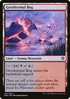 Magic the Gathering Card - Geothermal Bog - MTG Circle